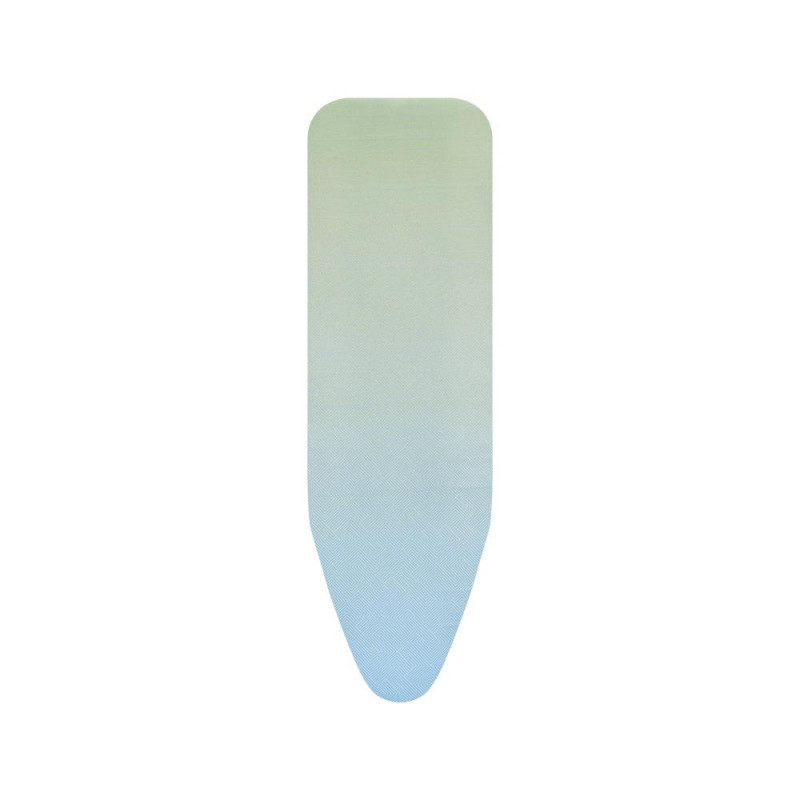 Brabantia B 1008902 Ironing Board Cover, 124x38 cm, 2 mm, Green/Light Blue