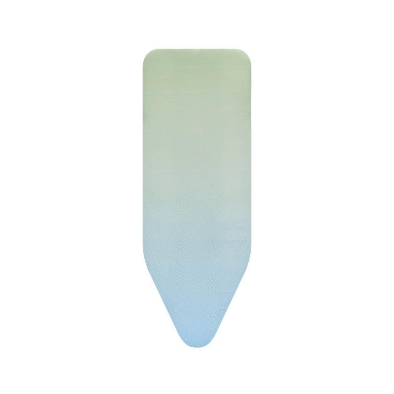 Brabantia C 1008910 Ironing Board Cover, 124x45 cm, 8 mm, Green/Light Blue