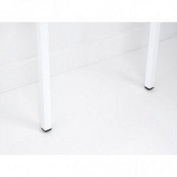 Brabantia Linn 1008928 Multifunctional Clothes Rack, 3 Shelves, Oval Section for Hanging Jackets, Rust-Resistant, White