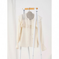 Umeras pentru calcare cu aburi pe verticala Brabantia Linn 1008932, Carlig pivotant 360°, Gri