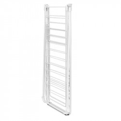 Brabantia Hangon 1004170 Clothes Dryer, 25 m, 8 Hangers, Child Lock, Extra Rod, White