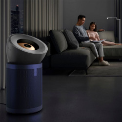 Καθαριστής αέρα Dyson Purifier Big+Quiet Formaldehyde BP03, 95 м2, 10 ταχύτητες, Φωνητικός έλεγχος, HEPA H13, φίλτρο 360C, Νικέλιο/Μπλε