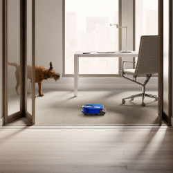Aspirator Dyson RB03 360 Vis Nav Bl/Ni, Autonomie pana la 65 min, SMART, 26 senzori, Navigație vizuala 360°, Control vocal, Albastru/Gri
