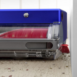 Aspirator Dyson RB03 360 Vis Nav Bl/Ni, Autonomie pana la 65 min, SMART, 26 senzori, Navigație vizuala 360°, Control vocal, Albastru/Gri