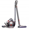 Ηλεκτρική σκούπα με δοχείο Dyson Cin BigBall AbPr, 700W, 1,5l, Κατηγορία Α, Σύστημα Cinetic Cyclone, Αυτοεπιπεδούμενο, Χωρίς αλλαγές φίλτρων, Γκρι/Κόκκινο