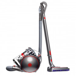 Ηλεκτρική σκούπα με δοχείο Dyson Cin BigBall AbPr, 700W, 1,5l, Κατηγορία Α, Σύστημα Cinetic Cyclone, Αυτοεπιπεδούμενο, Χωρίς αλλαγές φίλτρων, Γκρι/Κόκκινο