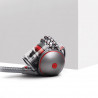 Ηλεκτρική σκούπα με δοχείο Dyson Cin BigBall AbPr, 700W, 1,5l, Κατηγορία Α, Σύστημα Cinetic Cyclone, Αυτοεπιπεδούμενο, Χωρίς αλλαγές φίλτρων, Γκρι/Κόκκινο