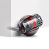 Ηλεκτρική σκούπα με δοχείο Dyson Cin BigBall AbPr, 700W, 1,5l, Κατηγορία Α, Σύστημα Cinetic Cyclone, Αυτοεπιπεδούμενο, Χωρίς αλλαγές φίλτρων, Γκρι/Κόκκινο