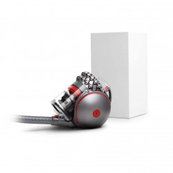 Ηλεκτρική σκούπα με δοχείο Dyson Cin BigBall AbPr, 700W, 1,5l, Κατηγορία Α, Σύστημα Cinetic Cyclone, Αυτοεπιπεδούμενο, Χωρίς αλλαγές φίλτρων, Γκρι/Κόκκινο