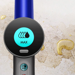 Dyson WR01 WashG1 Bk/Bu Upright Vacuum Cleaner, 95W, 1L, Run Time Up to 35 Minutes, 3 Power Settings, LCD Display, Moisture Control, Self-Cleaning, Black/Blue