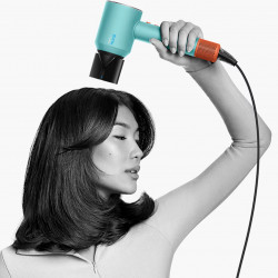 Dyson Supersonic Nural HD16 CePa/Tz Hair Dryer, 1600W, 3 speeds, 4 heat settings, Negative ions, 5 attachments, Scalp protection, Turquoise/orange
