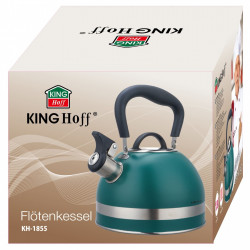 Kinghoff KH 1855, 1.8 l, Indukciós, Hőszigetelt fogantyú, Zöld