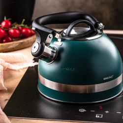 Kinghoff KH 1855, 1.8 l, Indukciós, Hőszigetelt fogantyú, Zöld