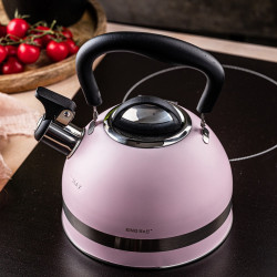 Kinghoff KH 1856, 1.8 l, indukciós, hőszigetelt fogantyú, rózsaszínű