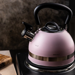 Kinghoff KH 1856, 1.8 l, indukciós, hőszigetelt fogantyú, rózsaszínű
