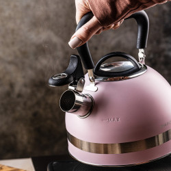 Kinghoff KH 1856, 1.8 l, indukciós, hőszigetelt fogantyú, rózsaszínű