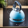 Kinghoff KH 1857 Whistling Kettle, 1.8 L, Induction, Heat-Insulated Handle, Blue
