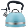 Kinghoff KH 1857 Whistling Kettle, 1.8 L, Induction, Heat-Insulated Handle, Blue