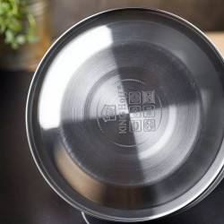 Ceainic cu fluier Kinghoff KH 1852, 1.8 l, Inductie, Maner izolat termic, Alb