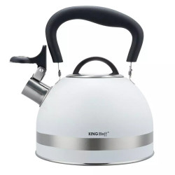 Kinghoff vízforraló KH 1852, 1.8l, indukciós, hőszigetelt fogantyú, fehér színű