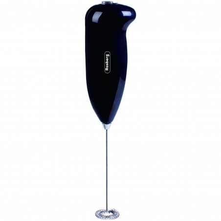 Rosberg R51163B Frappe Mixer, 11 cm Whisk, 2xAA, Black