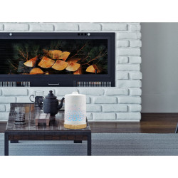 Beper 70.404 Aroma Diffuser, USB 5V, 100 ml, 2 modes, Ceramic lid, LED light, 7 colors, White