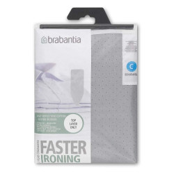 Brabantia C 90300158 Ironing Board Cover, 124x45 cm, 2 mm, Metallic