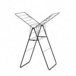 Brabantia Hangon 1004162 Clothes Dryer, 15 m, 4 Hangers, Adjustable, Child Lock, Black