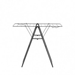 Brabantia Hangon 1004162 Clothes Dryer, 15 m, 4 Hangers, Adjustable, Child Lock, Black