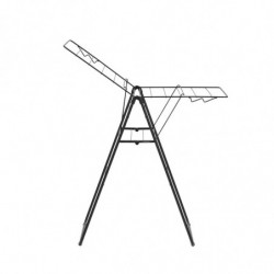 Brabantia Hangon 1004162 Clothes Dryer, 15 m, 4 Hangers, Adjustable, Child Lock, Black