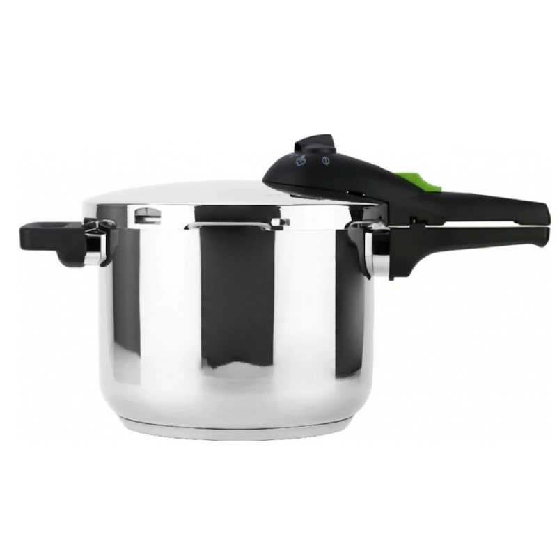 Fagor Rapid Xpress 100602761 Pressure Cooker, 8 L, 2 pressure settings (60/100 kPa), 5 safety systems, 18/10 stainless steel, Silver