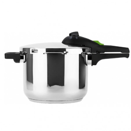 Fagor Rapid Xpress 100602761 Pressure Cooker, 8 L, 2 pressure settings (60/100 kPa), 5 safety systems, 18/10 stainless steel, Silver