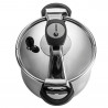 Fagor Clasica 100602646 Pressure Cooker, 4 L, 55 kPa, 3 safety systems, 18/10 stainless steel, Silver