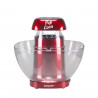 Beper P101CUD052 Hot Air Popcorn Maker, 1200W, Up to 80 g of corn, Built-in bowl, Red