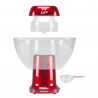 Beper P101CUD052 Hot Air Popcorn Maker, 1200W, Up to 80 g of corn, Built-in bowl, Red