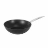 Wok τηγάνι Oliver Voltz OV54420N28, 28 cm, Μαρμάρινο φινίρισμα, Επαγωγή, Μαύρο