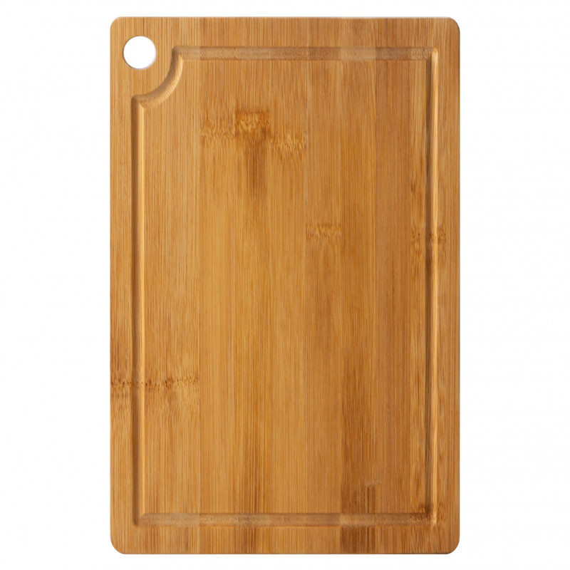 Rosberg R51635DS Cutting Board, 22x15 cm, Double-Sided, Bamboo, Brown
