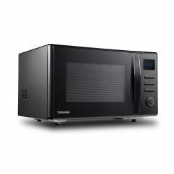 Toshiba MW2-AC25TBK 4in1 mikrohullámú sütő, 25 L, 950W, grill 1100W, konvekció 2100W, kerámia bevonat, fekete színű