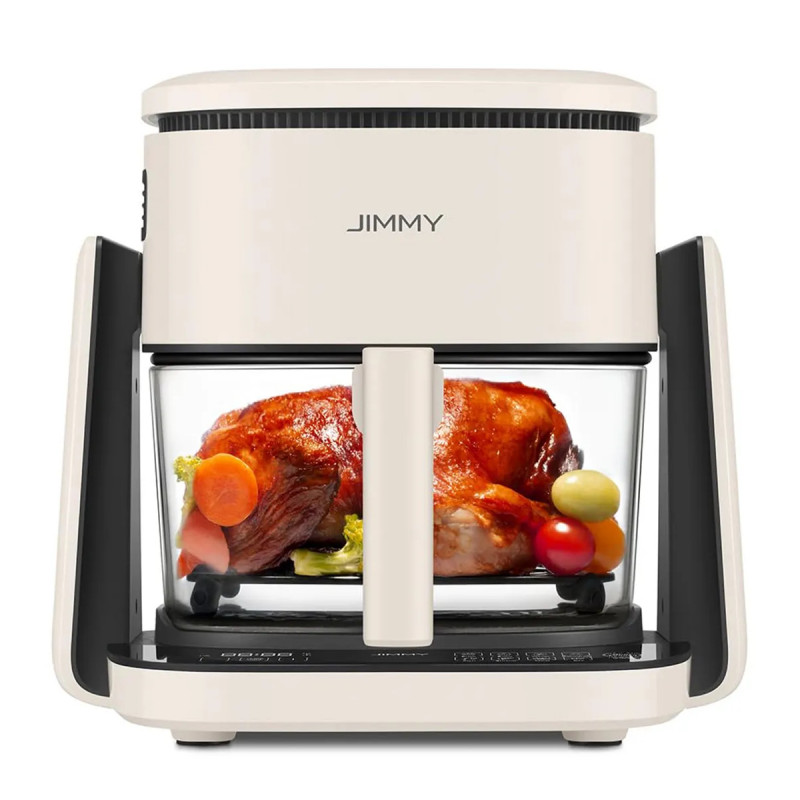 JIMMY AF3 2-in-1 Multifunctional Hot Air Fryer, Stovetop, 4 L, HD Touchscreen Display, 8 Programs, 360-Degree Air Circulation, White