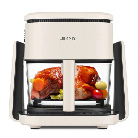 JIMMY AF3 2-in-1 Multifunctional Hot Air Fryer, Stovetop, 4 L, HD Touchscreen Display, 8 Programs, 360-Degree Air Circulation, White
