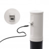 Espressor portabil Outin Nano Pearl White, 12/24 V, 7500mAh, 20bar, 80 ml, Incarcare USB, Cafea macinata si capsule, Alb