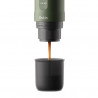 Еspressor portabil Outin Nano Forest Green, 12/24 V, 7500mAh, 20bar, 80ml, Incarcare USB, Cafea macinata si capsule, Verde