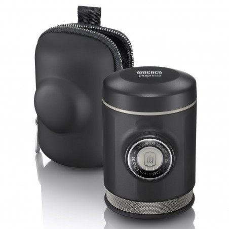 Wacaco Picopresso Portable Handheld Espresso Machine, No Refilling Required, 80 ml, 18 bar, Open-Port Filter, Black