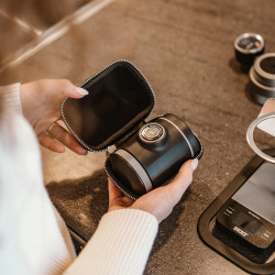 Wacaco Picopresso Portable Handheld Espresso Machine, No Refilling Required, 80 ml, 18 bar, Open-Port Filter, Black