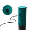 Espressor portabil Outin Nano Teal, 12/24 V, 7500mAh, 20bar, 80ml, Incarcare USB, Cafea macinata si capsule, Turcoaz