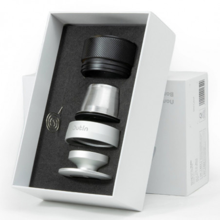 Set of 5 accessories for the Nano Basket Plus double espresso maker, Stainless Steel, BPA-Free, Black