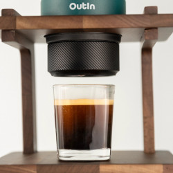 Set of 5 accessories for the Nano Basket Plus double espresso maker, Stainless Steel, BPA-Free, Black