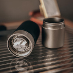 Wacaco Exagrind Coffee Grinder, Manual, Up to 20 g, Stainless Steel Mechanism, Aluminum Body, Black