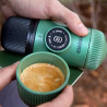 Wacaco Nanopresso Moss Green Portable Espresso Machine, 18 bar, 80 ml, For ground coffee, No charging or batteries required, Carrying case, Green