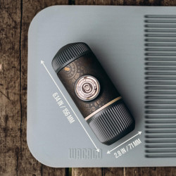 Преносима ръчна кафемашина Wacaco Nanopresso Dark Soul Grey, 18bar, 80мл, 8гр, +Калъф, Сив